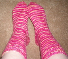 Spring Socks Finished!  4/22/05