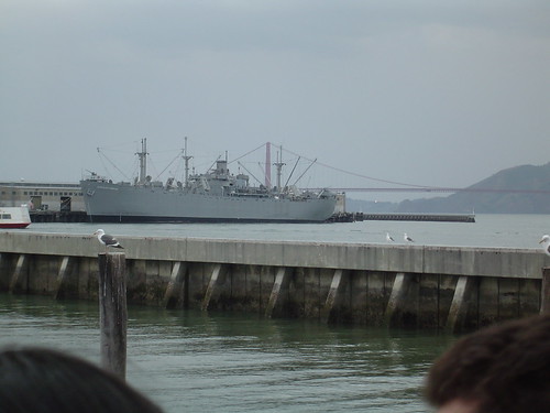 Battleship at Port
