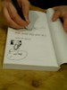 signing book