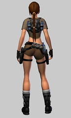 New look of Lara Croft (back)