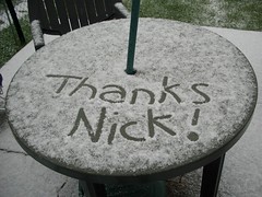 'Thanks Nick!'