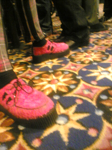 Pink Furry Shoes