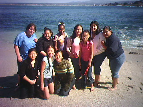 Students @ the beach