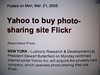 DILO - Yahoo buys Flickr!