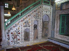 Mosque with the green door