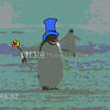 Penguin in motion