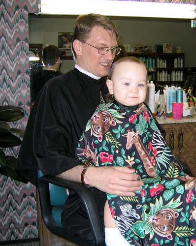 Toby & Dad Get a Haircut